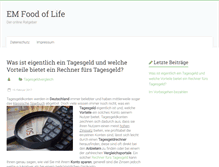 Tablet Screenshot of emfoodoflife.eu